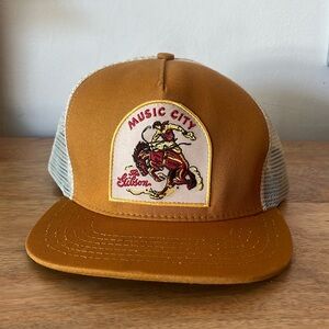Imogen + Willie Gibson "music city" trucker hat